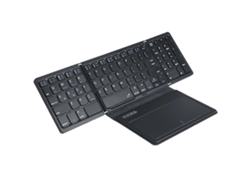 Teclado Bluetooth plegable con panel táctil y teclado plegable de bolsillo Everley891