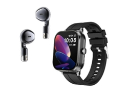Reloj inteligente 2 en 1 D8 Pro con Bluetooth, TWS, monitorización de salud, llamadas Bluetooth y correa de acero. Ly Ebike