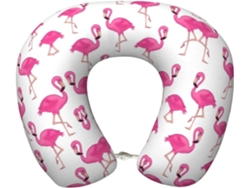 Almohada Viaje Espuma Viscoelástica Poliéster, Felpa Fácil Soporte, Ajustable Plegable: