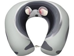 Almohada Viaje Espuma Viscoelástica Poliéster, Felpa Fácil Soporte, Ajustable Plegable: