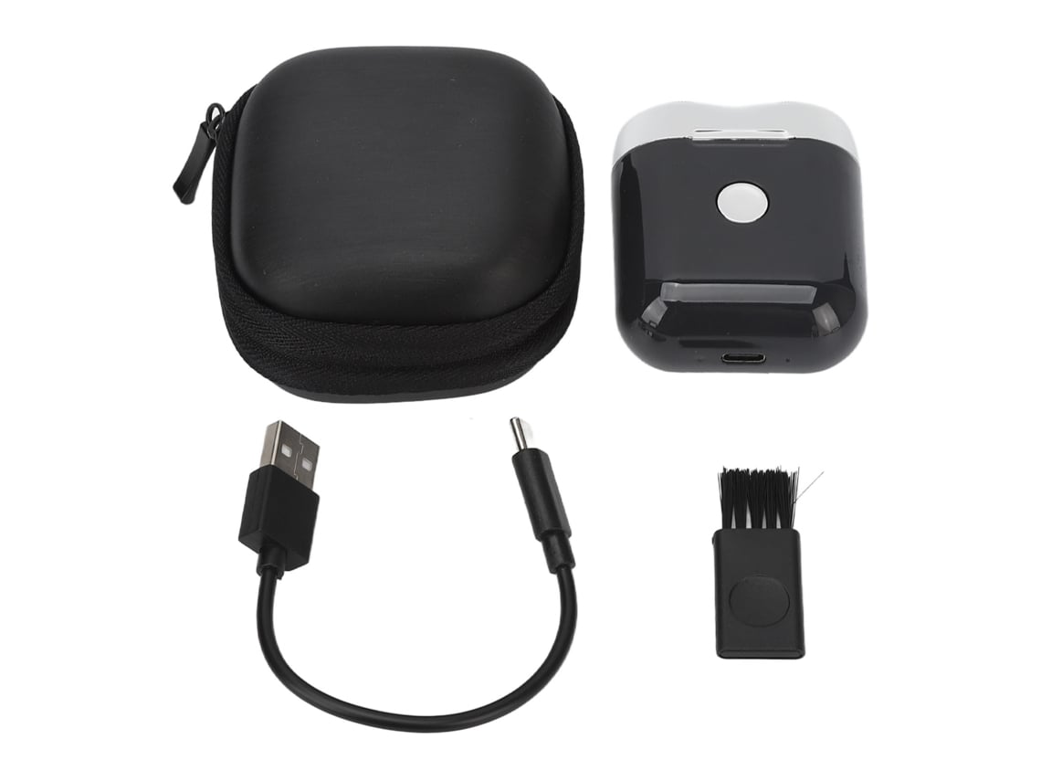 Cortadora De Pelo Eléctrica Hoja De Acero Inoxidable Doble Cuchilla Autoafilante Lavable Trimmer De Afeitado