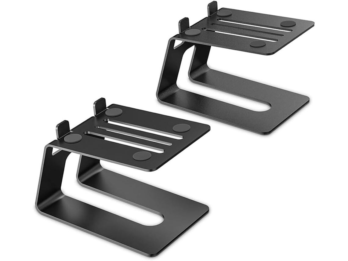 1 Par De Soportes Elevadores Para Monitores De Escritorio Para Estudio