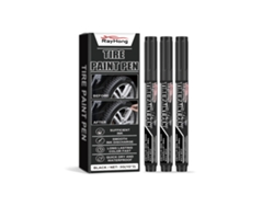 Rotulador de pintura negra para neumáticos de coche