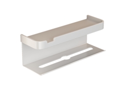 Estante de pared de aluminio para portarrollos de papel higiénico de baño
