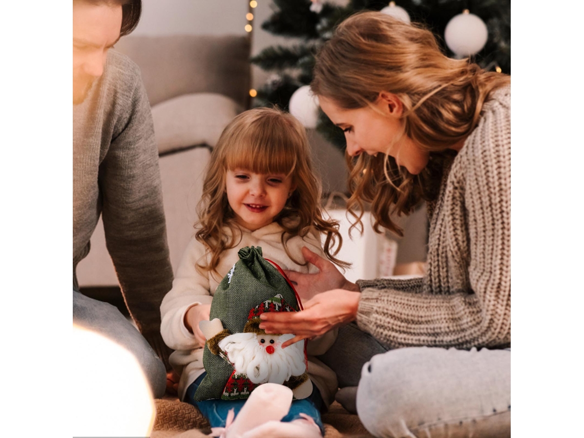 Bolsa de almacenamiento de regalos para decoraciones navideñas