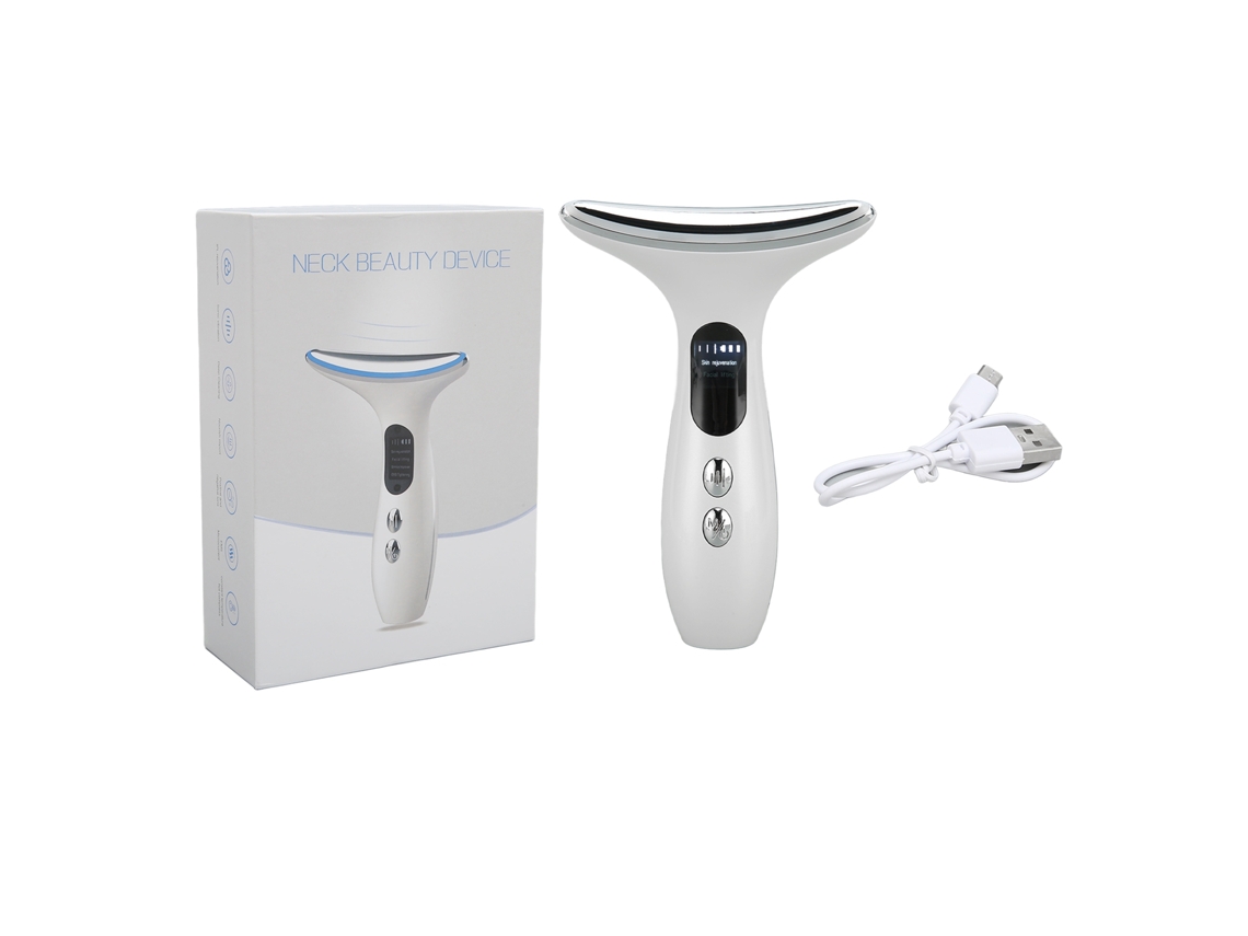 Masajeador De Belleza Para Levantar Cuello Y Apretar Piel Con 3 Modos Y Luz Led Para Reducir Arrugas Y Promover Absorción