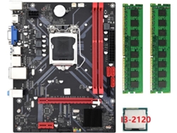 Placa Base De Escritorio B85m Vhl + Cpu I3 2120 + 2 X 8 Gb De Ram Ddr3 1600 Mhz