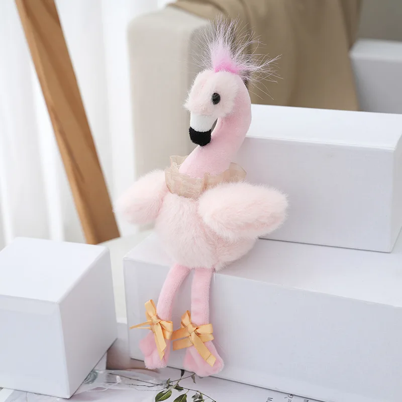 (rosa) Novo Chaveiro De Pelúcia De Flamingo