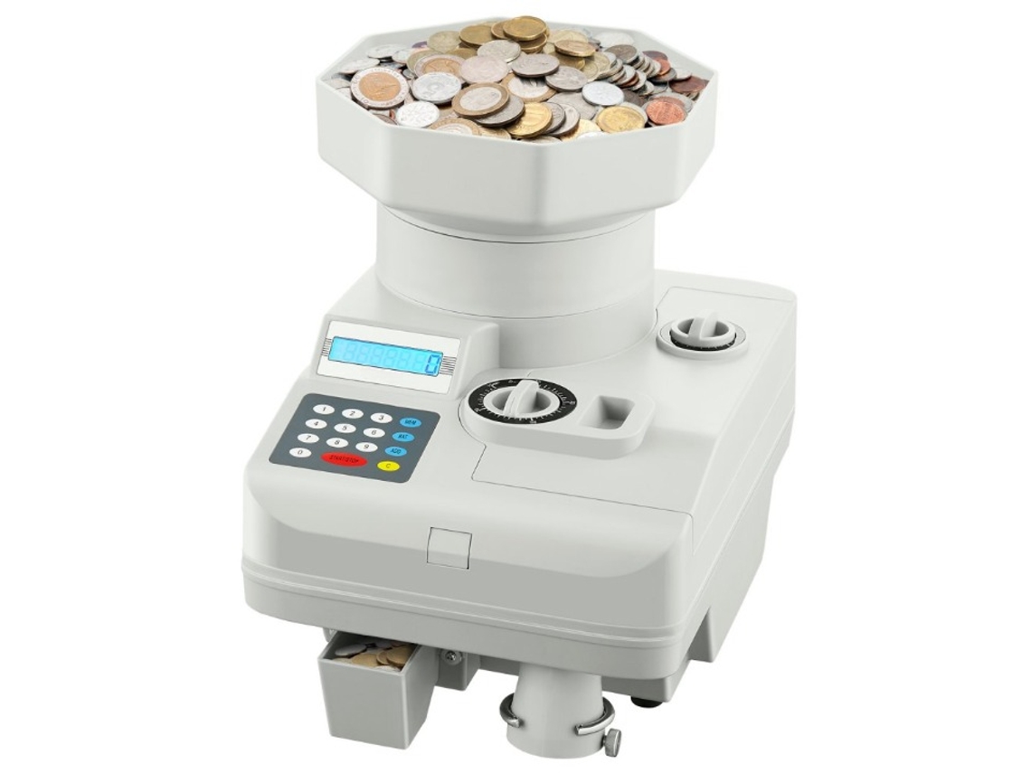 Máquina contadora y clasificadora de monedas de alta capacidad Tekmaquinas