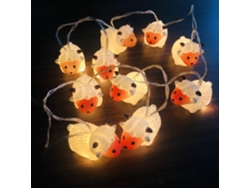 1 pieza de cadena de luces con forma de oveja, 10 LED ZMDECQNA