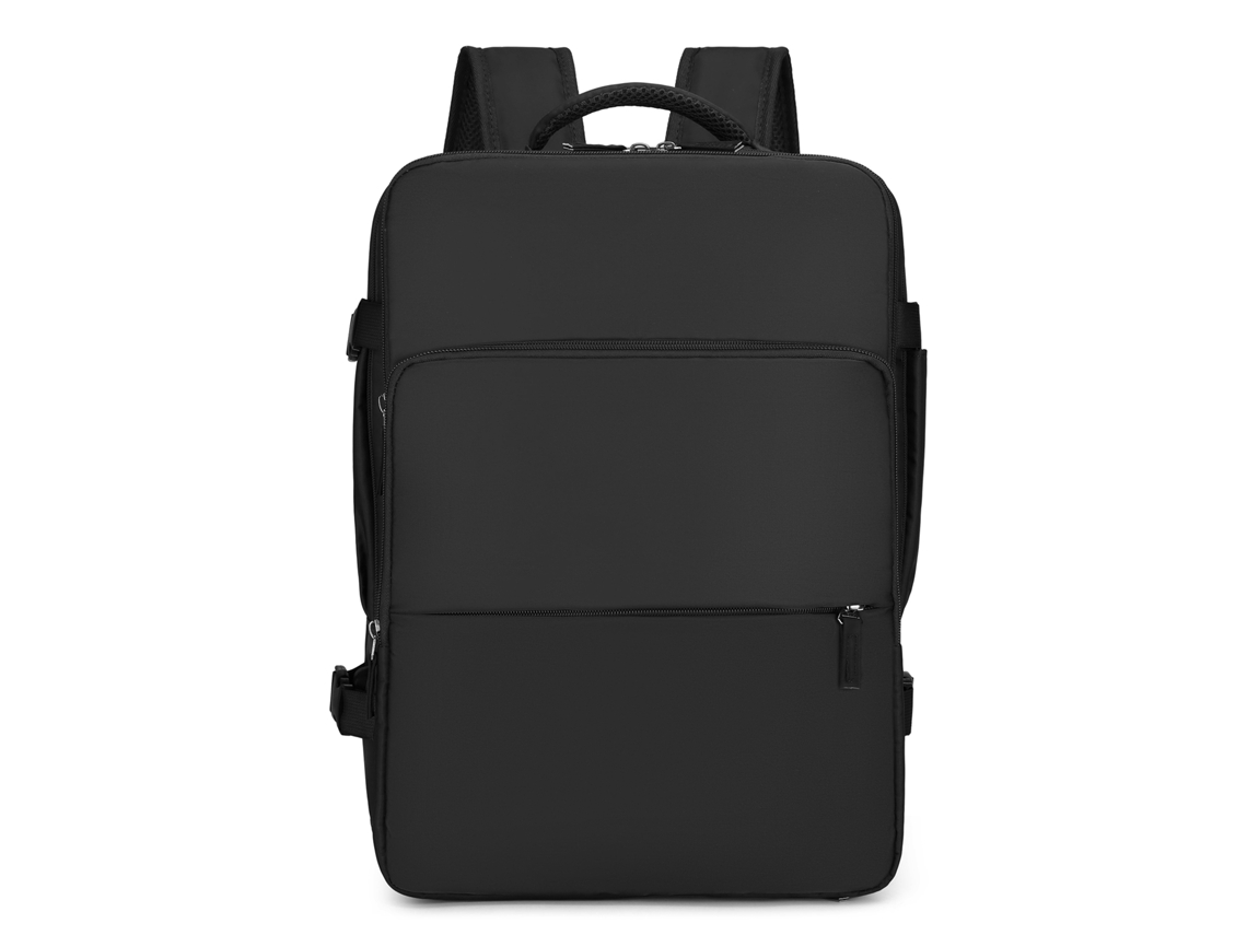 Mochila De Viagem Aprovável Para Voo Resistente À Água Com Porta De Carregamento Usb Compartimento Para Sapatos