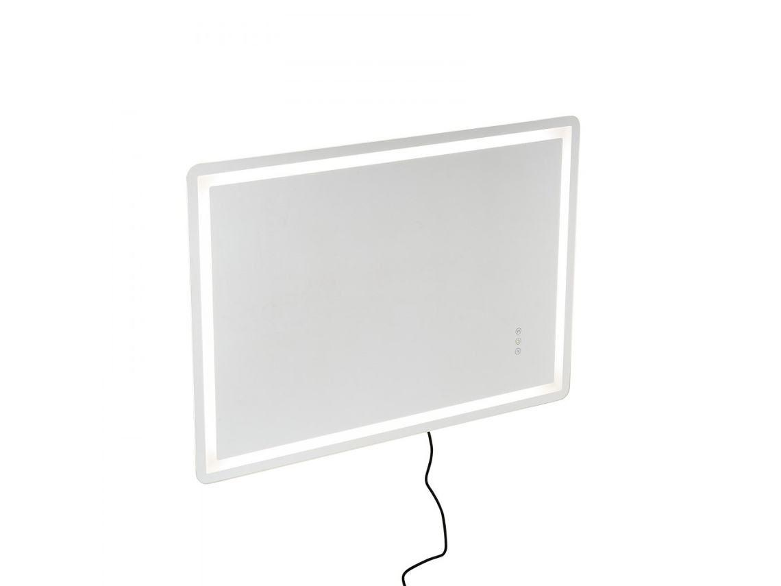 Espejo de baño LED 70x100cm con iluminación regulable, anti-UV y revestimiento epoxi Tekmaquinas