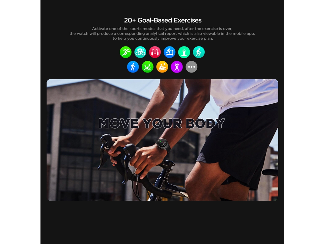 Reloj Inteligente Zeblaze Gtr 2 Con Llamada Bluetooth, Seguimiento De Salud Y Fitness, Resistente Al Agua Ip68 Para Android E Ios