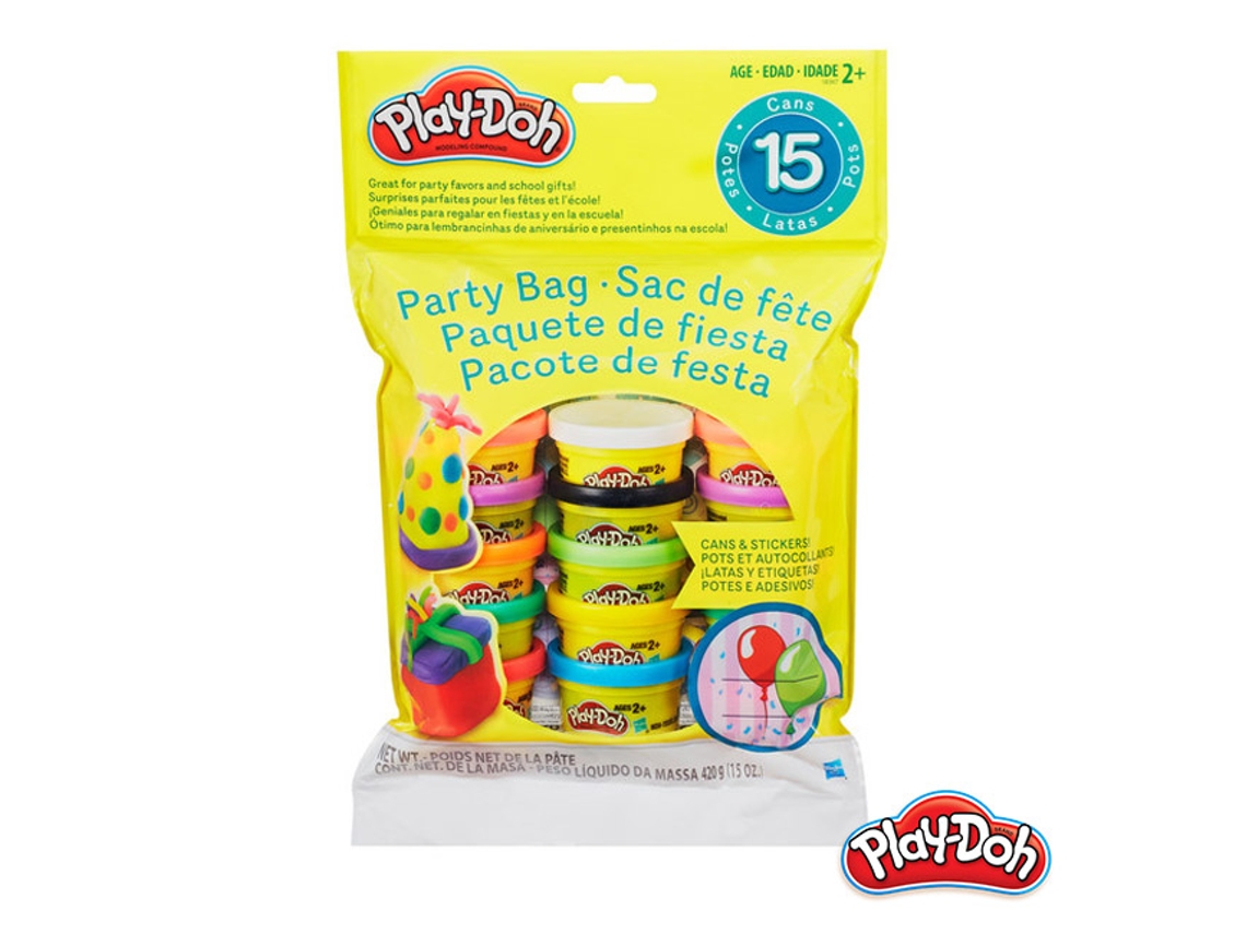 Blocs de Construcción PLAY-DOH Bolsa De 15 Mini Botes (Edad Mínima: 2 Años - 5,2 x 19,5 x 11,5 cm)