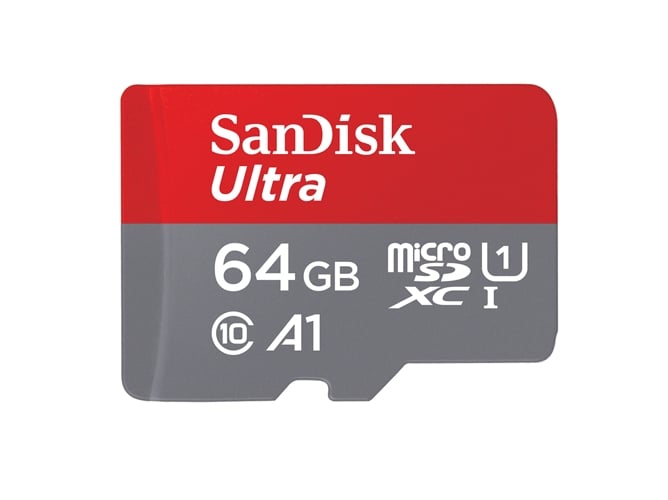 Tarjeta de Memoria Micro SDXC 64GB - SANDISK Ultra + Adaptador SD