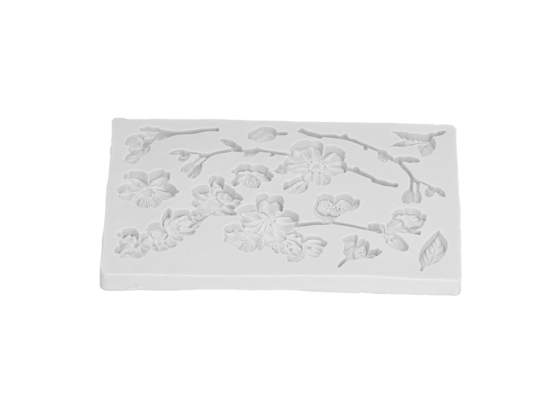 Molde De Silicona Comestible Para Chocolate, Pastel Y Resina Diy Con Formas De Flores Fácil De Desmoldar