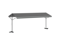 Maison Exclusive - Toldo Independiente Gris 6 X 3 M Poliéster