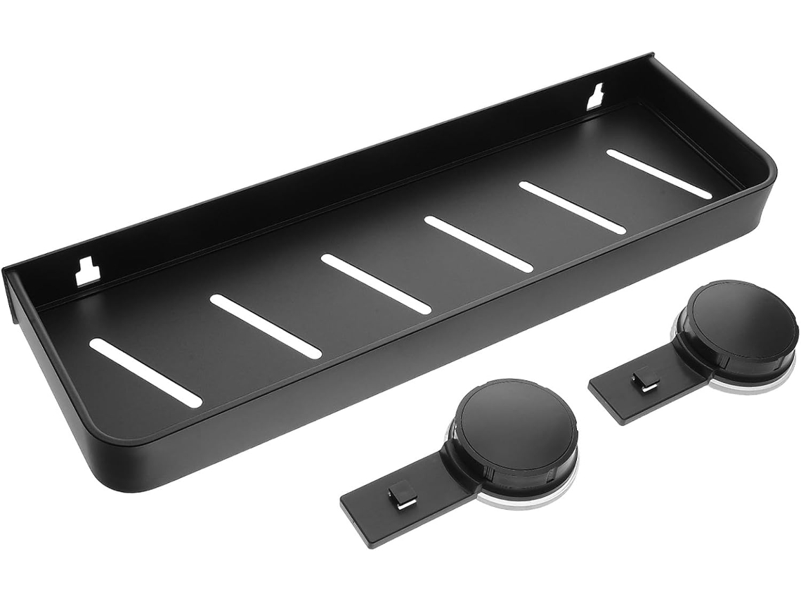 Estante De Pared Con Ventosas Para Baño - No Requiere Taladro - Potentes Ventosas