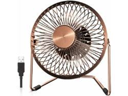 Ventilador De Escritorio Usb De 6 Mm, Funcionamiento Silencioso, Circulación De Aire, 2 Velocidades.