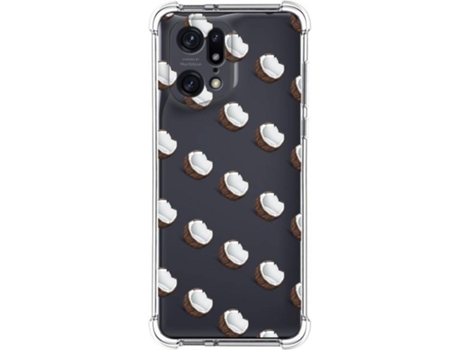 Carcasa para Oppo Find X5 Pro 5G TUMUNDOSMARTPHONE Dibujos Antigolpes Cocos Multicolor