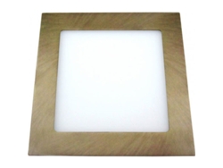 FAB 069180514 Downlight 5w 6500k Cuadrado Agamenon 450lm Cuero 9x9 FABRILAMP
