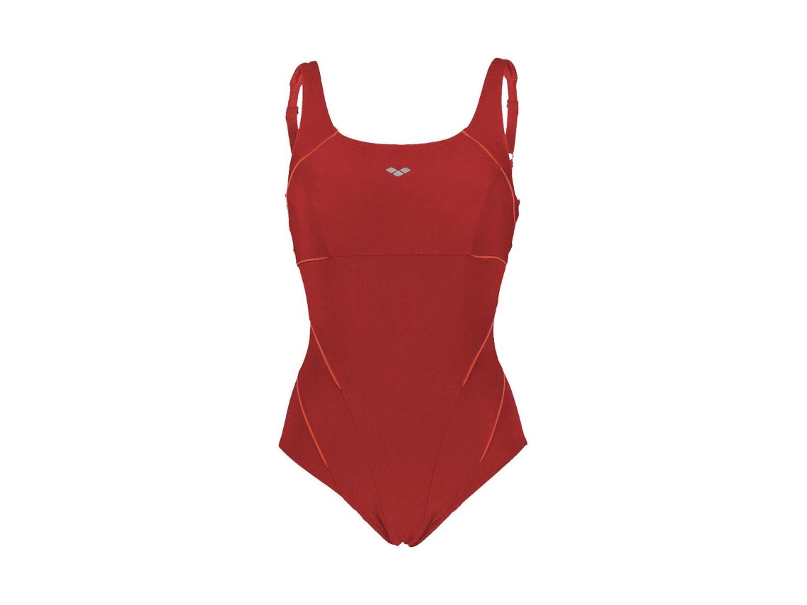 Bañador de Mujer para Natación ARENA Pieza Jewel Rojo (52)