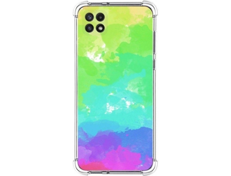 Carcasa Samsung Galaxy A22 5G TUMUNDOSMARTPHONE Acuarela 03 Multicolor