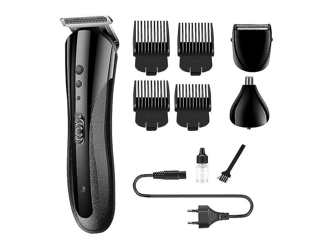 Cortapelos Eléctrico Recargable, Recortador De Pelo Y Barba Con Cabezal Lavable Y Ajuste De Longitud De 0,8 A 2,0 Mm.