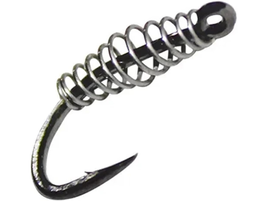 10 Unidades/lote De Anzuelos Pesca Giratorios Con Resorte, Púas Para Carpas, Mosca, Accesorios Pesca, (colo...