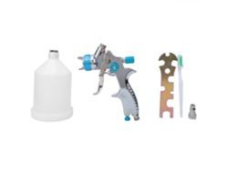 Pistola de pintura Lvlp de alta qualidade com bico cromado, 600ml, 1,3mm, atomização precisa para aerógrafo.