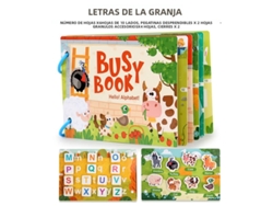 Libro de actividades para bebés, ideal para juegos educativos en la primera infancia, libro sensorial con pegatinas MDUG.