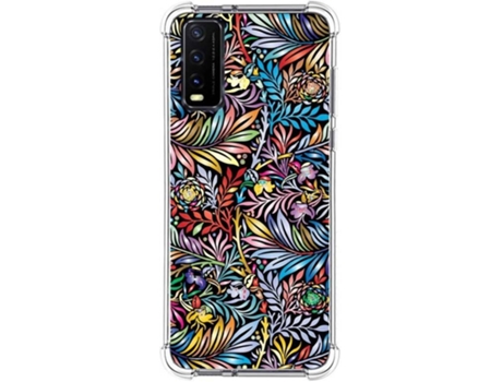 Carcasa Vivo Y20s TUMUNDOSMARTPHONE Dibujos Antigolpes Flores 04 Multicolor