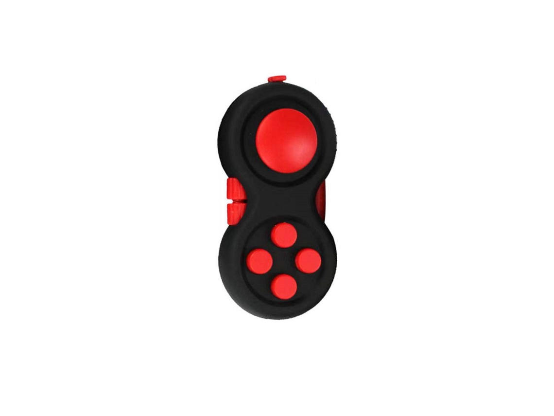 Juguete antiestrés Fidget Toy, 8 funciones, alivio de la ansiedad para adultos y niños, color rojo Hexinyigjly