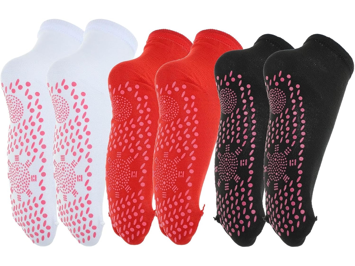 Calcetines unisex de algodón con calefacción