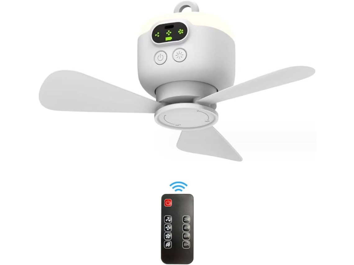 Ventilador De Techo Usb Que Crea Una Refrescante Circulación De Aire Para Una Experiencia De Acampada Óptima.