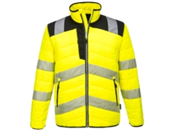 Chaqueta acolchada de alta visibilidad PW3 - Seguridad y comodidad Naranja y negro / XXL
