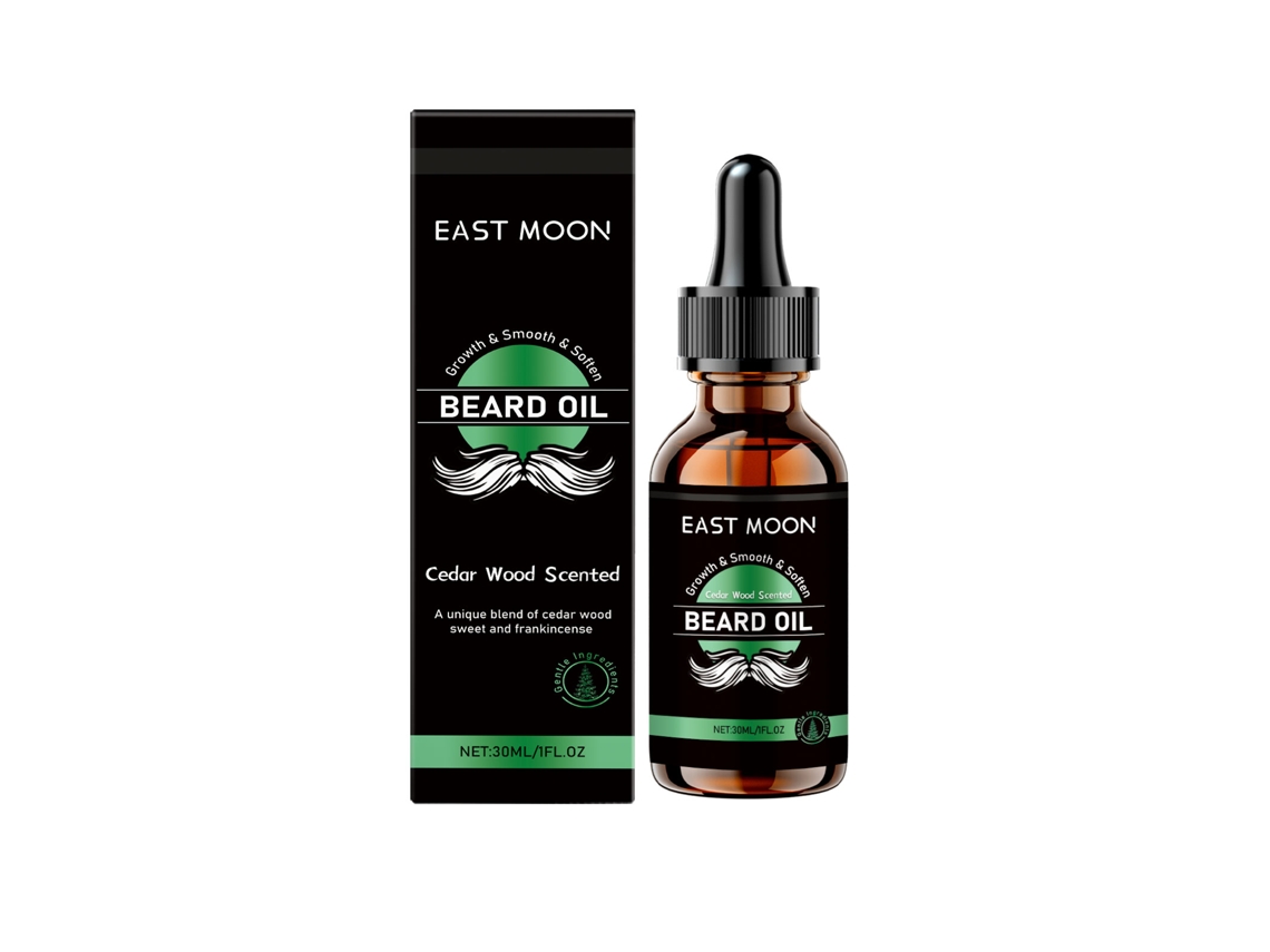 Aceite esencial de cedro para la barba masculina