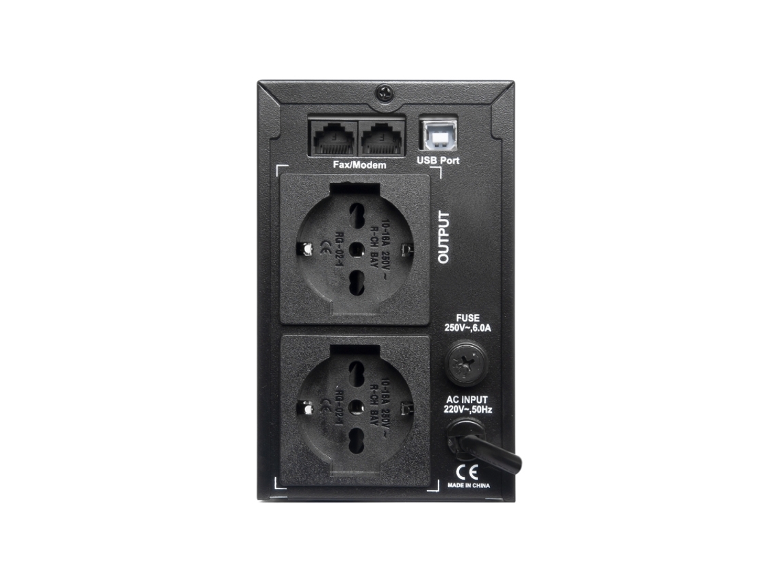 Vultech Ups1400Va-Lfp Sistema De Alimentación Ininterrumpida Line Ups Interactivos 1.4 Kva 700 W 2 Salidas Ac VULTECH UPS