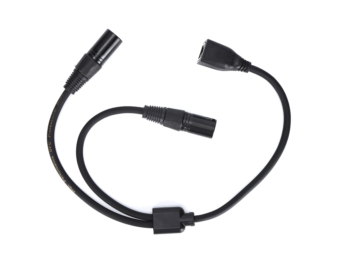 Cable Adaptador Jorindo Jd6099, Doble Xlr Macho A Rj45 Hembra, Cable Adaptador Divisor En Y