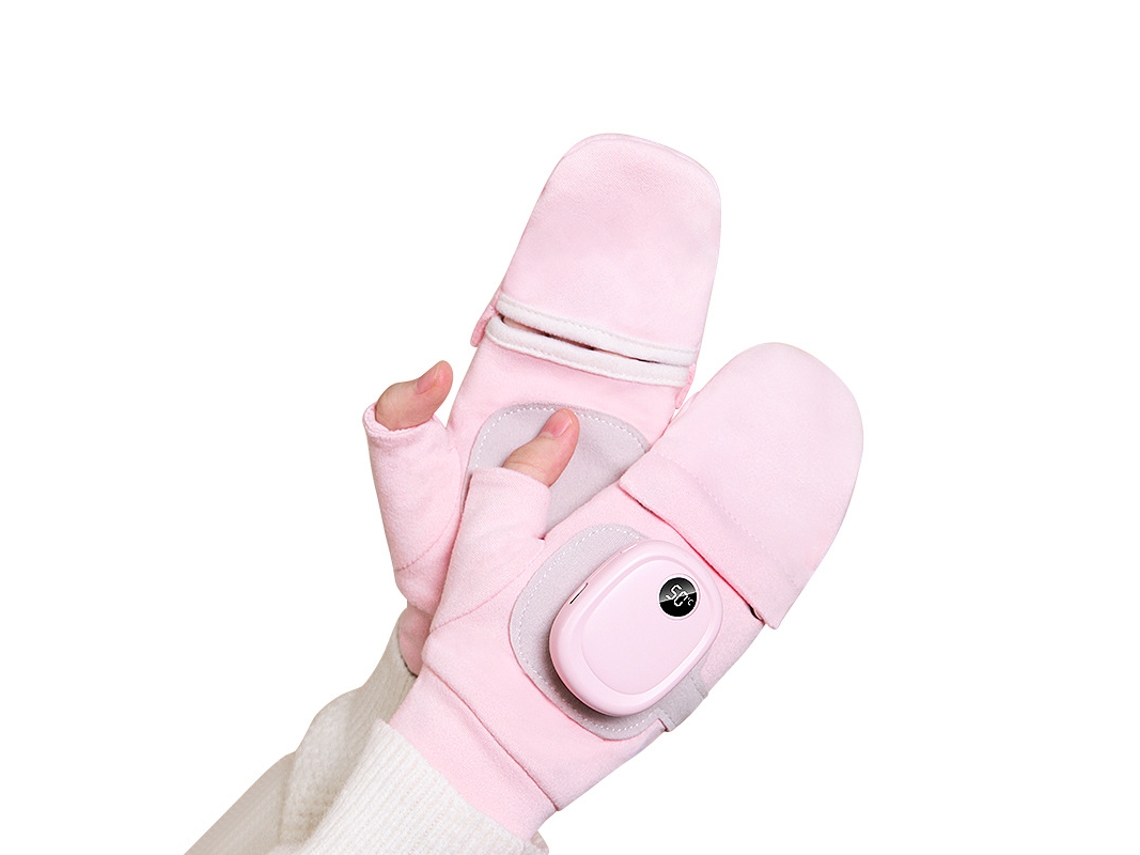 Luvas Térmicas Para Motocicleta, Inverno, Corta-vento, Antifrio, Com Aquecimento Elétrico E Tampa Para Dedos