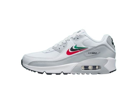 Tenis NIKE Air Max 90 GS Fibras Sintéticas (38.5 - Blanco)