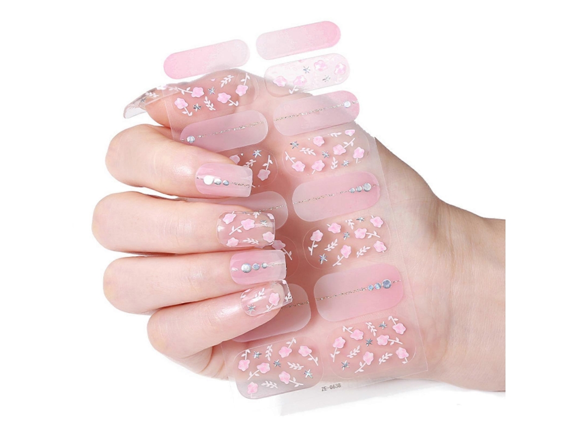Tiras de esmalte de uñas, pegatinas para decoración de uñas, geles navideños, tiras de uñas, pegatinas para esmalte de uñas, envolturas para uñas, decoración de uñas Nostalgia88