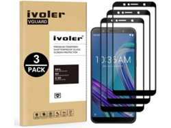 3x Protector Cristal Templado Asus Zenfone MAX Pro M1 ZB601KL HONGWE.