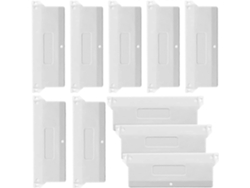 Rebe-contrapeso Para Persianas Verticales 10 Piezas 127mm Blanco Para Lamas Verticales Práctico Y Resistente