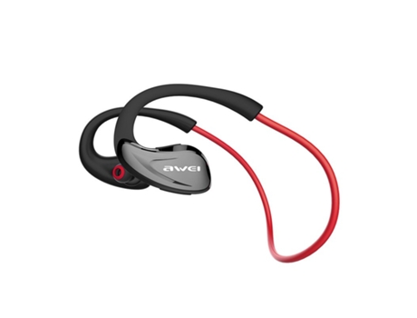 Auriculares Bluetooth Awei A880Bl Sport Auriculares inalámbricos para teléfonos con funcionamiento en la oreja rojo
