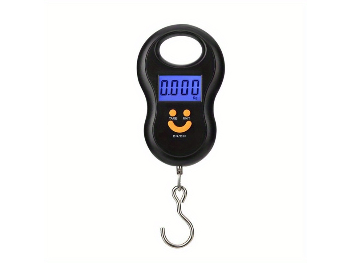 Se Trata De Una Báscula De Pesca Portátil Con Pantalla Lcd Electrónica Retroiluminada. Es De Tamaño De Bolsillo Y Muy Resistente.