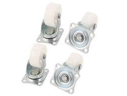 Ruedas Acero 652w Giratorias 4 Unidad Para Muebles
