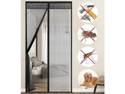 Omni-manta Mosquitera Puerta Magnética 90x210cm Cierre Automático Anti Mosquitos Cortina Para Puertas