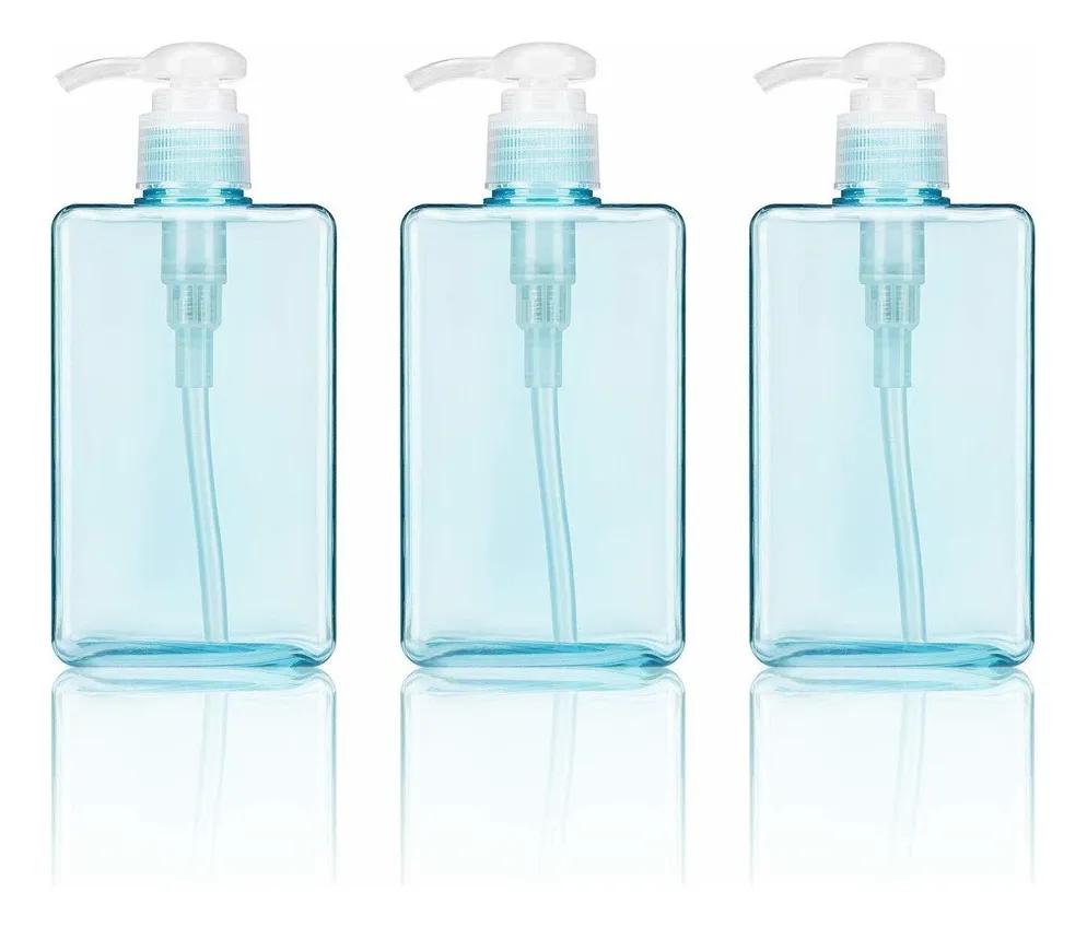 Botella dispensadora de loción y crema de 280 ml (paquete de 3)