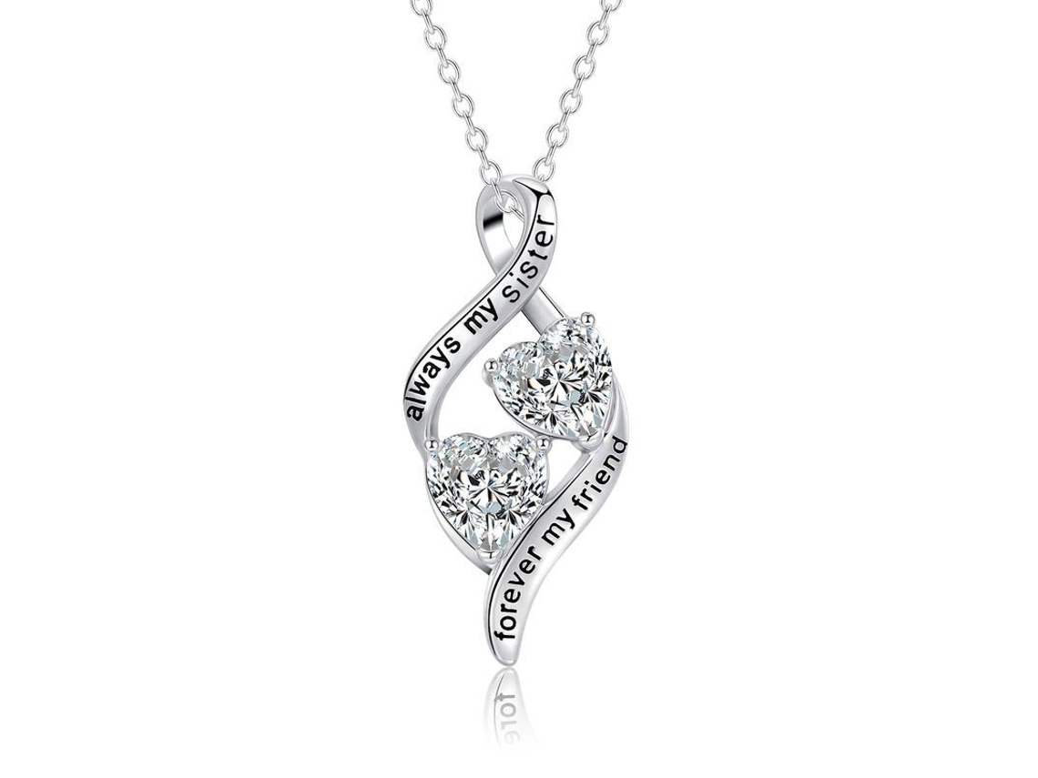 Regalos para el Día de la Madre 2026: Collar de plata esterlina, joyería para hermanas y amigas.